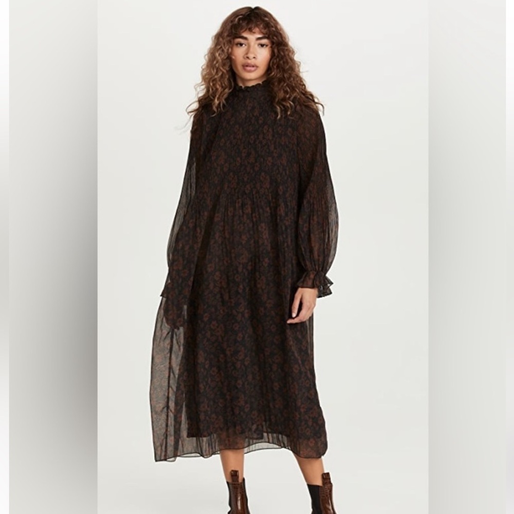 Ganni georgette dress